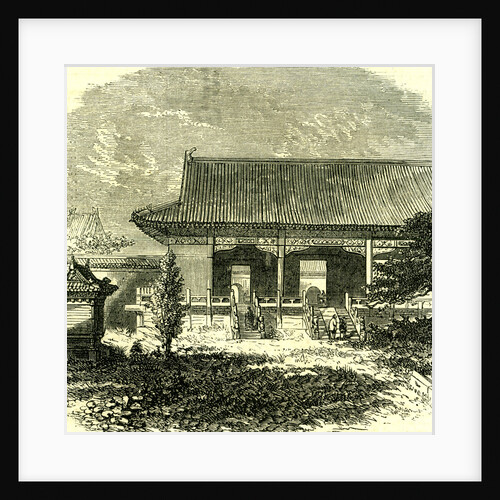 Entrance to the Tomb of the Ming Dynasty Beijing Peking 1866 by Anonymous