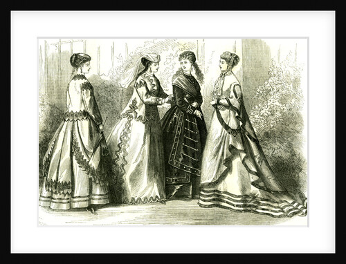 Paris France 1867 September Fashion by Anonymous