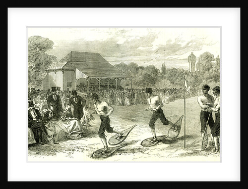Snow-Shoe Race at the Crystal Palace London UK 1867 London Great Britain by Anonymous
