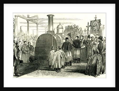 Benediction of the Rouen En Havre Railway France 1847 France by Anonymous