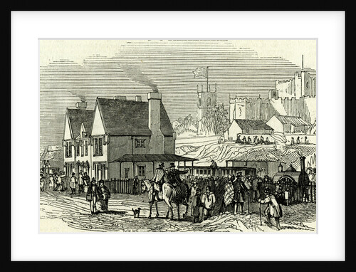 Lancaster Station UK 1846 Opening of the Lancaster and Carlisle Railway by Anonymous