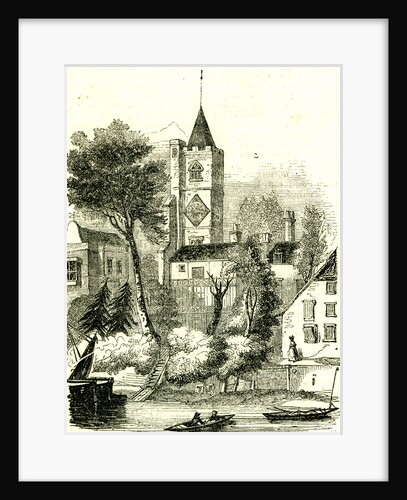 Fulham London UK 19th Century All Saints Church by Anonymous