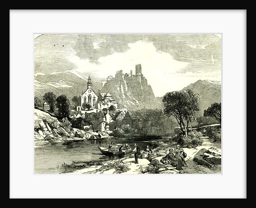 Beilstein Mosselle Germany 1845. Mosel by Anonymous