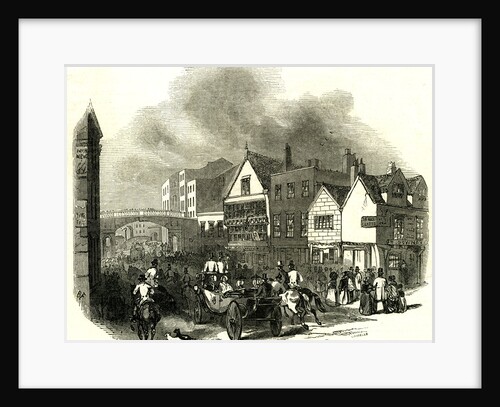 Chester UK 1846 Lower Bridge Street. The Cup Day by Anonymous