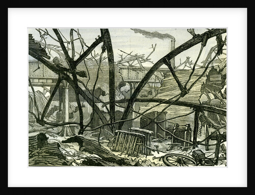 Woolwich Arsenal London 1887 Damage to the Mounting Shed Carriage Factory by Anonymous