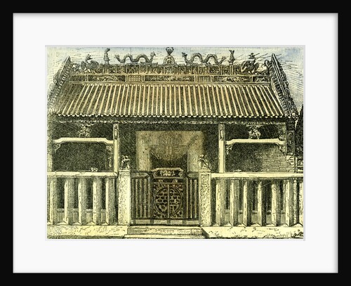 Chinese House Saigon Vietnam 19th Century by Anonymous