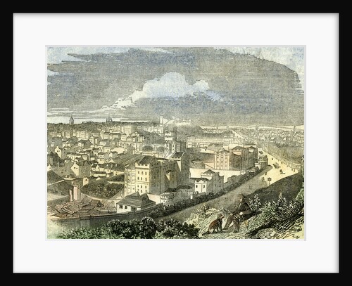 Edinburgh UK 19th Century View Calton Hill Scotland by Anonymous