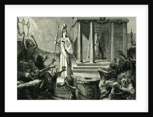 Cambridge the Eumenides UK 1885. Performed by the Undergraduates by Anonymous