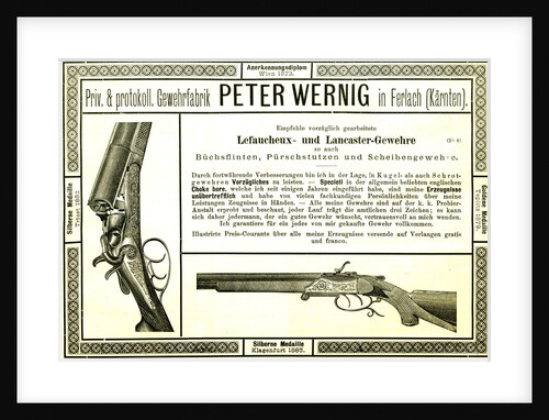 Hunt Gun Austria 1891 by Anonymous