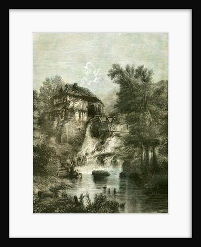 The Cottage by the Mill UK 19th Century by Anonymous
