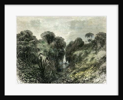 Sarayacu River Peru 1869 by Anonymous