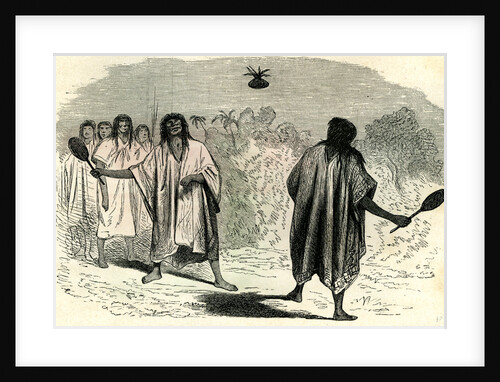 Ball Game with the Conibos Peru 1869 by Anonymous
