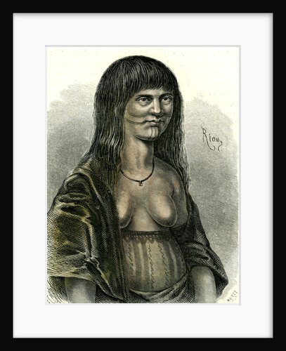 Sipibo Woman Peru 1869 by Anonymous