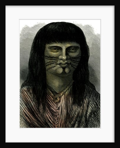 Sipibo Indian Peru 1869 by Anonymous