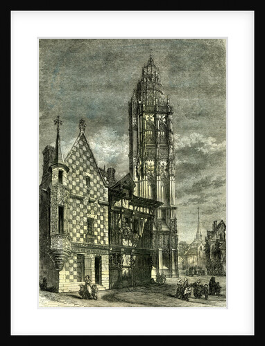 Church of Verneuil France 1848 by Anonymous