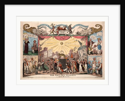 The cowpox tragedy by George Cruikshank