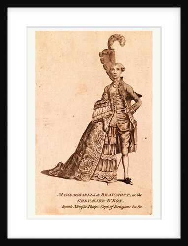 Mademoiselle de Beaumont or The Chevalier D'Eon by Anonymous