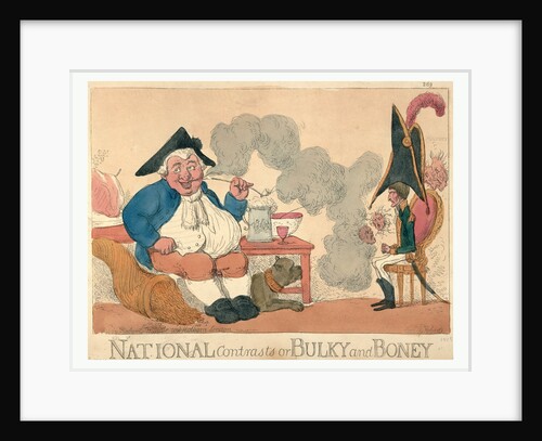 National contrasts or Bulky and Boney by Anonymous
