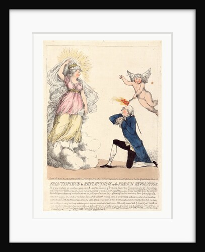 Frontispiece to Reflections on the French revolution by Anonymous