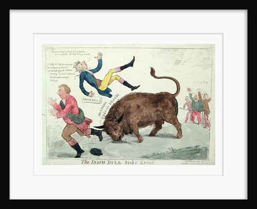 The Irish bull broke loose by Isaac Cruikshank