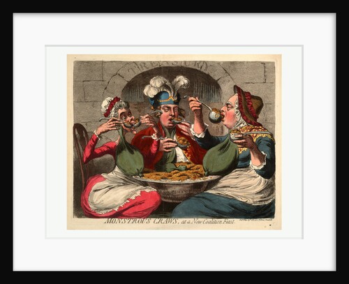 Monstrous craws, at a new coalition feast by Anonymous