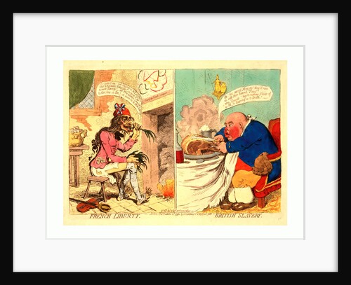 French liberty British slavery by James Gillray