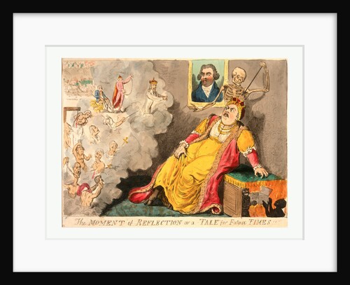 The moment of reflection or a tale for future times by Isaac Cruikshank