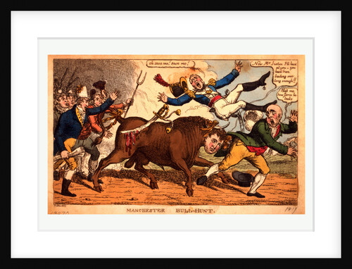 Manchester bull-hunt by Anonymous
