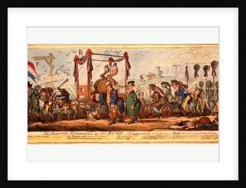 The funeral procession of the rump by George Cruikshank