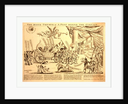 The Scots triumph, or a peep behind the curtain, 1768 by Anonymous