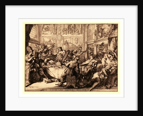 Sic itur ad astra scilicet by Romeyn de Hooghe