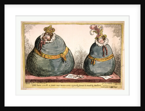 Ah! Sure such a pair was never seen so justly form'd to meet by nature Old Sherry by George Cruikshank