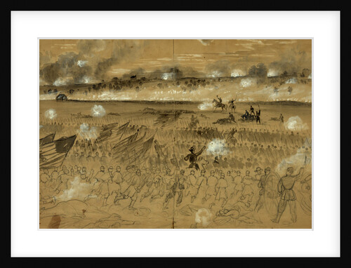 Genl. Humphreys charging at the head of his division after sunset of the 13th Dec by Anonymous