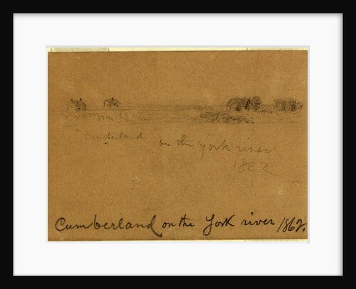 Cumberland on the York river 1862, by Anonymous