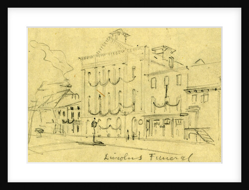 Lincoln's funeral by Anonymous