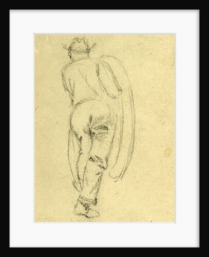 Full length rear view of man by Anonymous