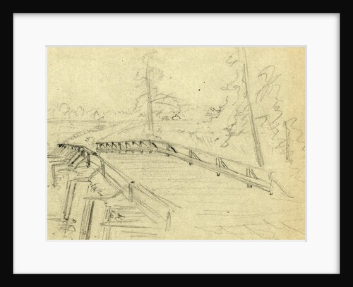 A bridge across a river by Anonymous