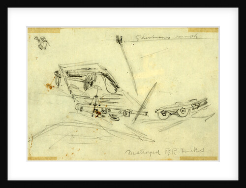 Shermans march. Destroyed R.R. Tracks by Anonymous