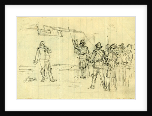 Scene with conquistadors by Anonymous