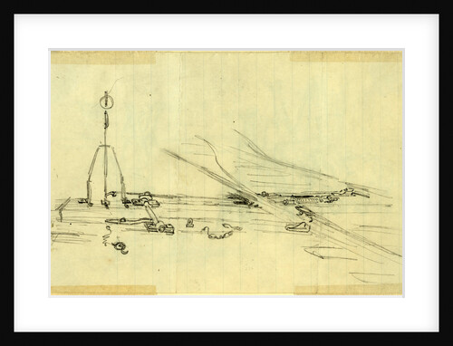 Switch on a railroad track by Anonymous