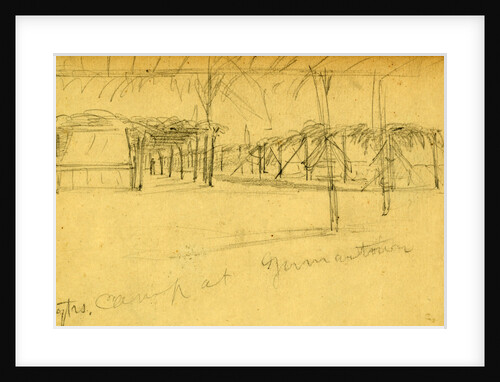 Hd. qtrs. camp at Germantown by Anonymous