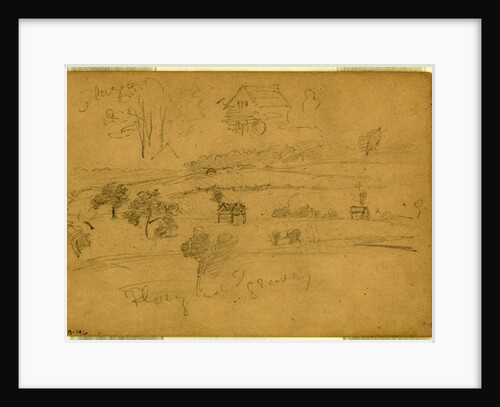 Battlefield landscape by Anonymous