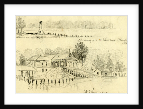 Chimney Pt. St. Johns river, Florida by Anonymous