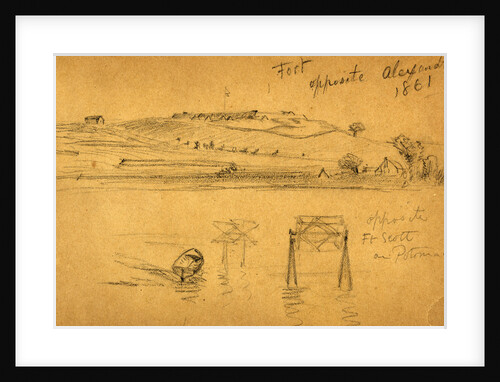 fort opposite Alexandria by Anonymous