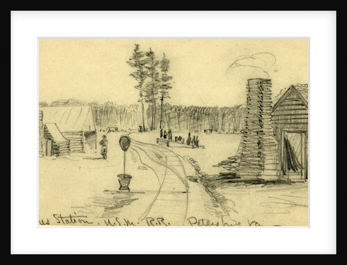 Parkes Station, U.S.M.R.R, Petersburg Va by Anonymous