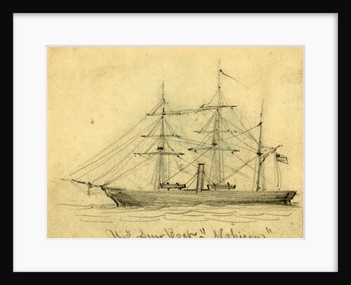 U.S. Gun Boat Mohican by Anonymous