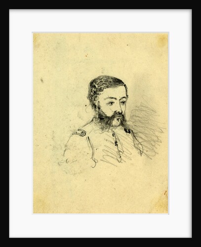 Bust portrait of an officer by Anonymous