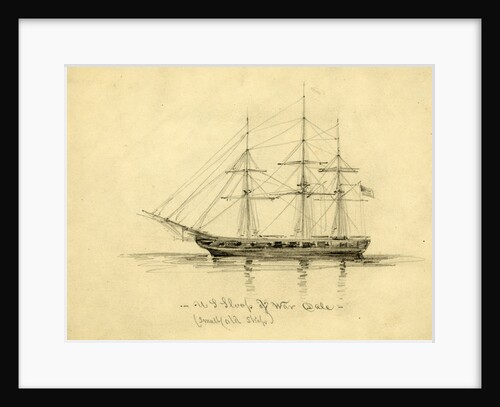 U.S. Sloop of War Dale by Alfred R Waud