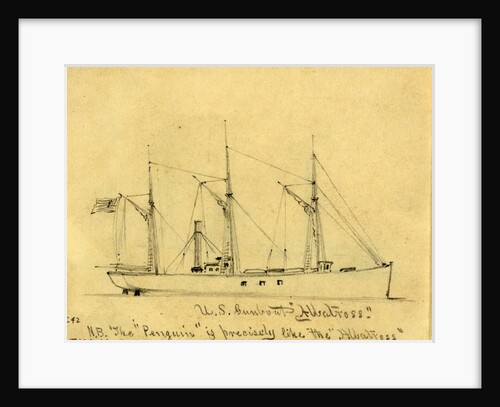 U.S. Gunboat Albatross by Alfred R Waud