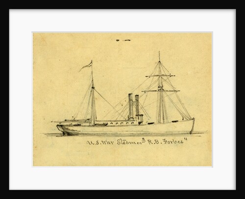 U.S. War Steamer R.B. Forbes by Alfred R Waud